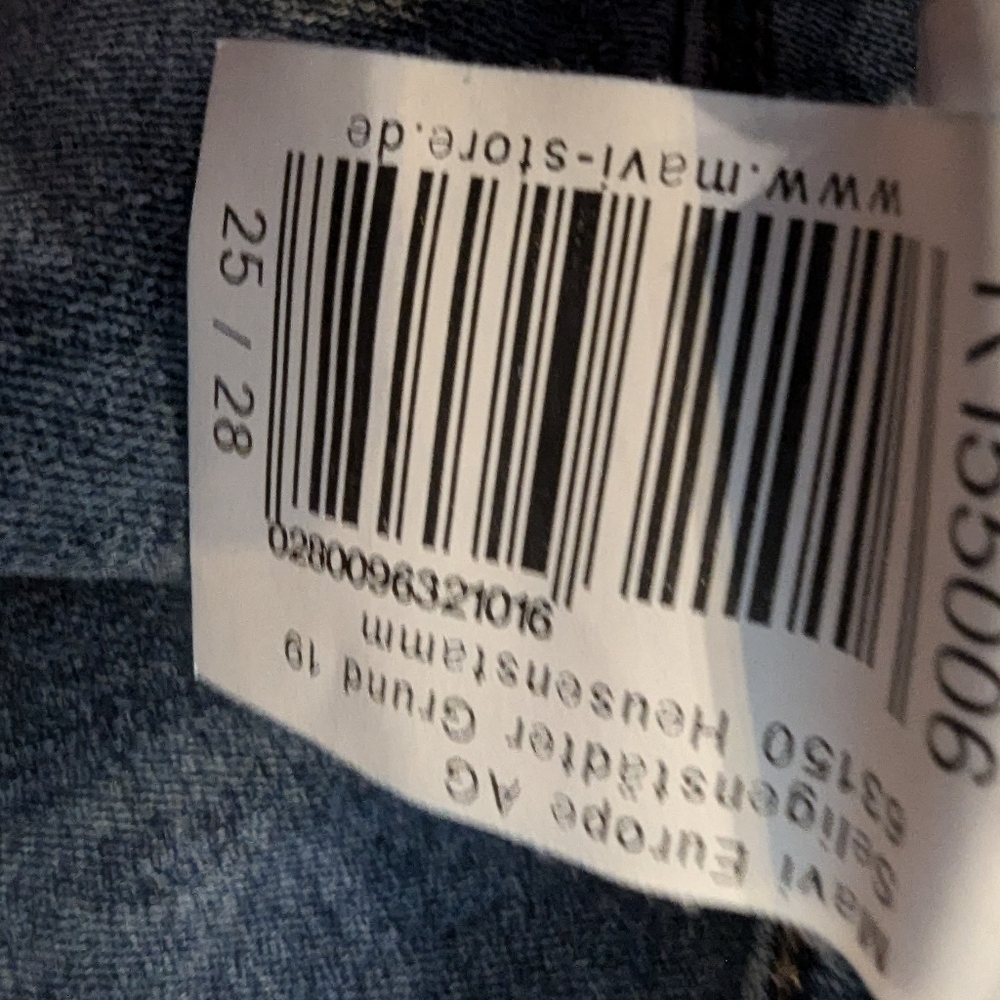 Mavi Lucy Super High Rise Super Skinny Denim Blue Jeans Mid Wash Womens 25/28 - Picture 7 of 12